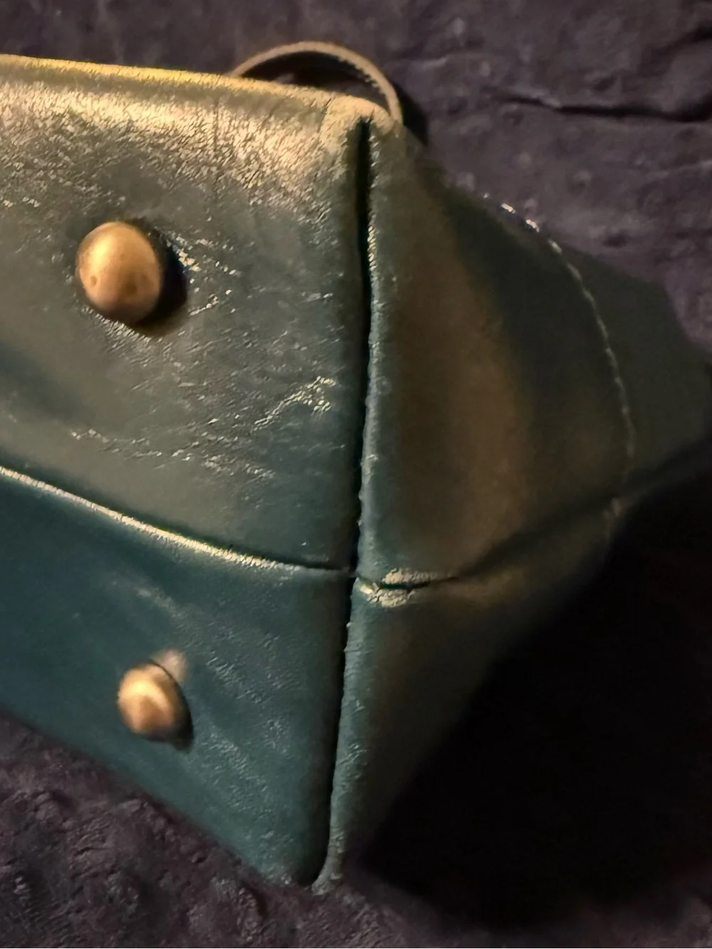 Patricia Nash Teal Floral Tooled Leather Frame Clutch